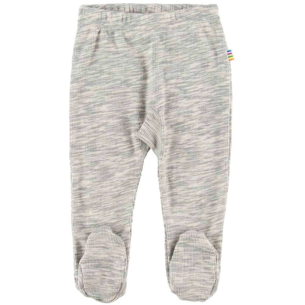 Joha Leggings m. Fødder - Gråmeleret