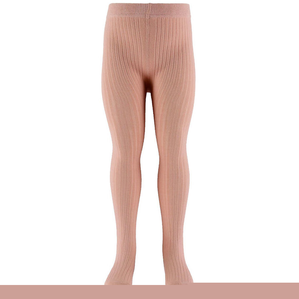 Lil' Atelier Strømpebukser - Rib - NbnIlso - Misty Rose