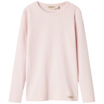 MarMar Bluse - Rib - Plain - Noos - Rosa