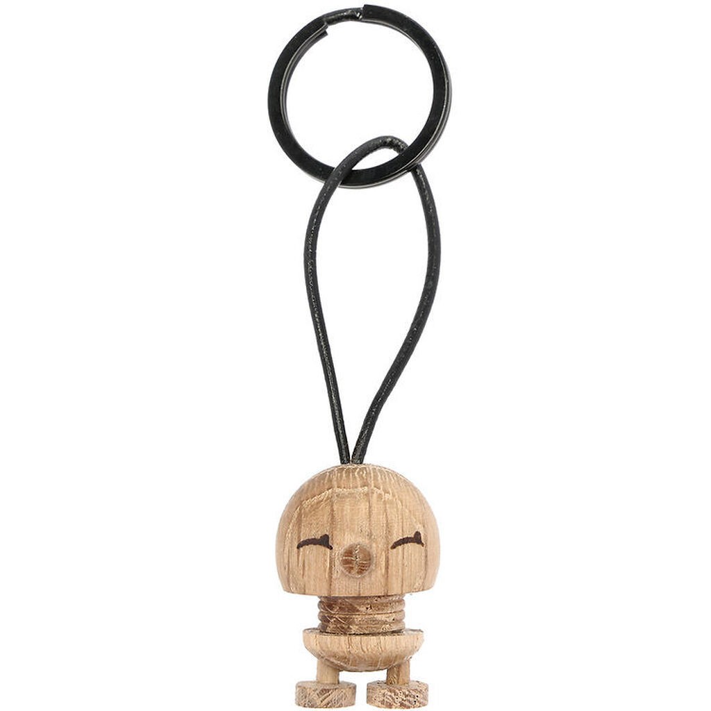 Hoptimist Nøglering Bimble - 3 cm - Raw Oak