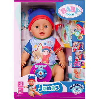 BABY born Dukke - Jonas - 43 cm - 10 Funktioner