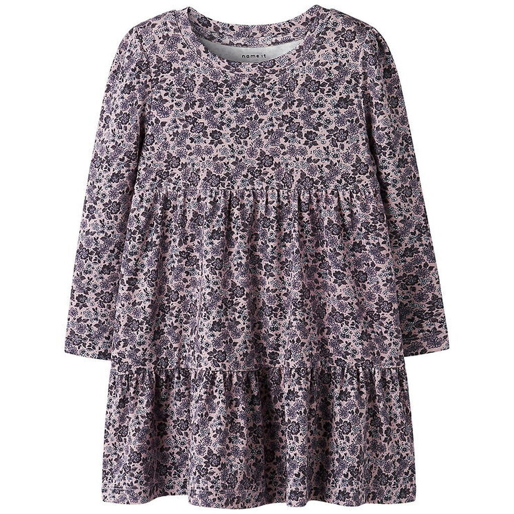 Name It Kjole - NmfOalia - Burnished Lilac m. Blomster