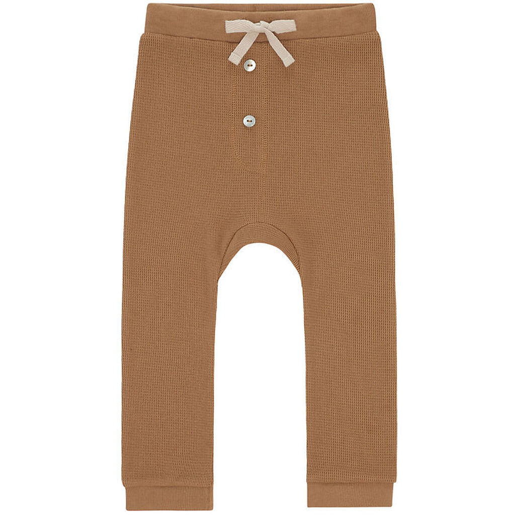 Monsieur Mini Bukser - Baggy Waffle - Brown Suger