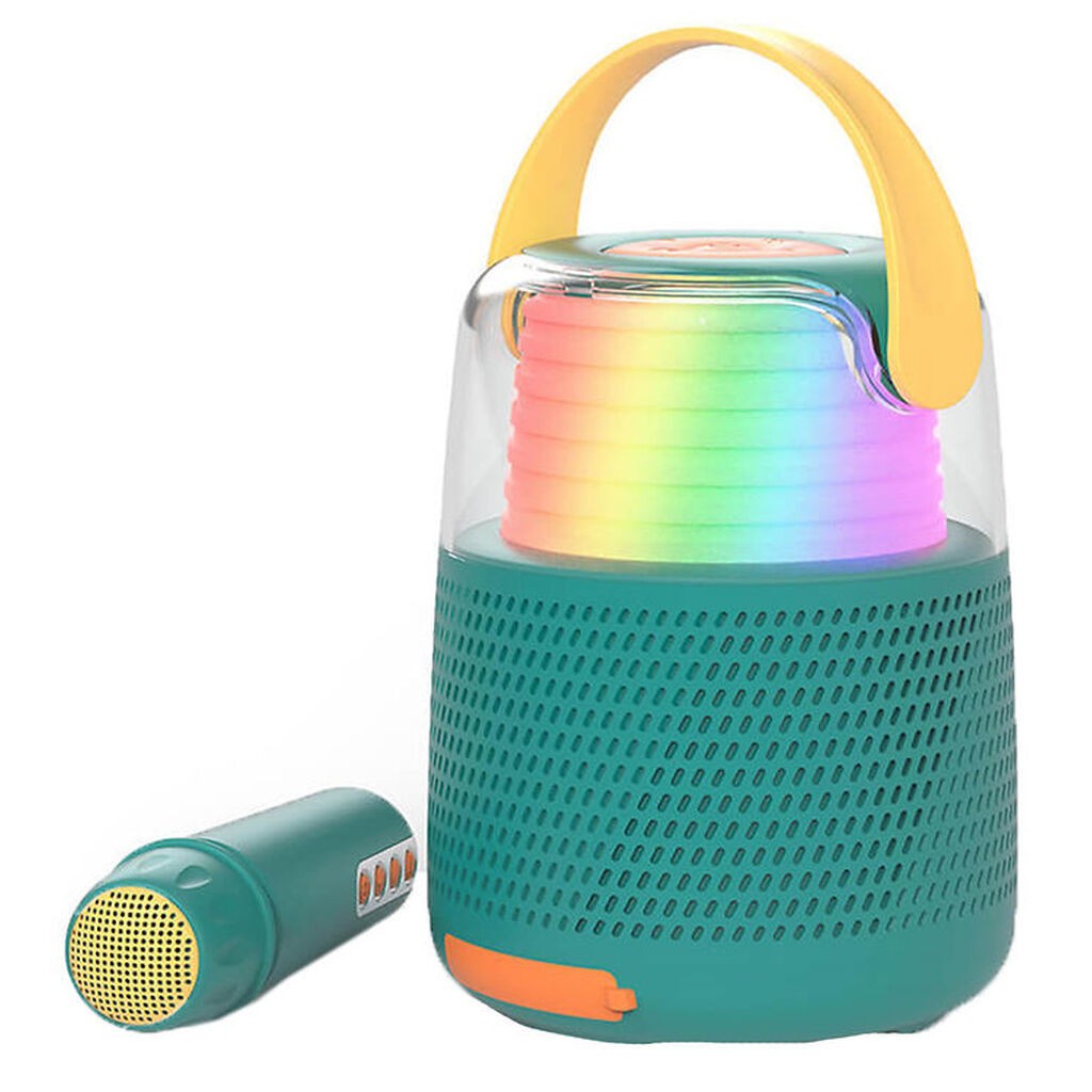 Mobility on Board Højtaler m. Mikrofon - Karaoke - Blå