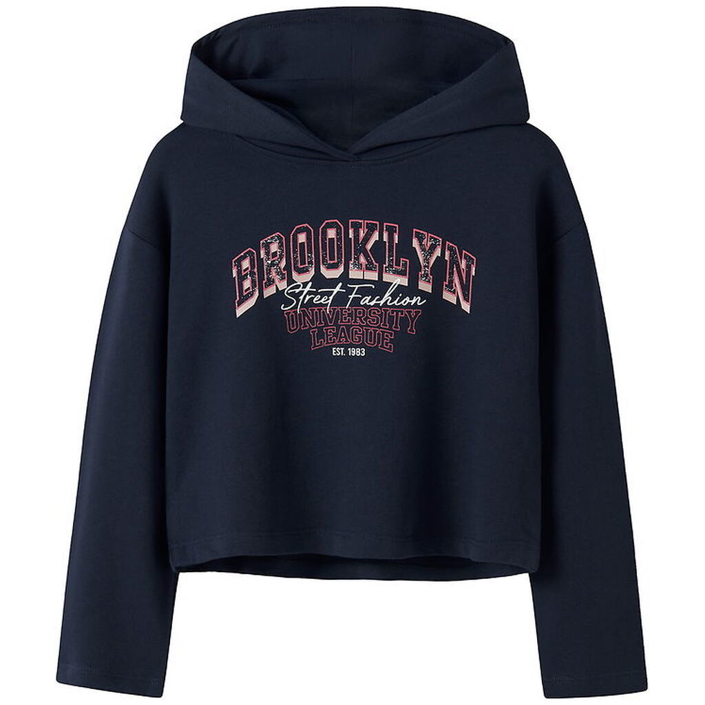 Name It Hættetrøje - NkfViala - Navy Blazer/Brooklyn Street