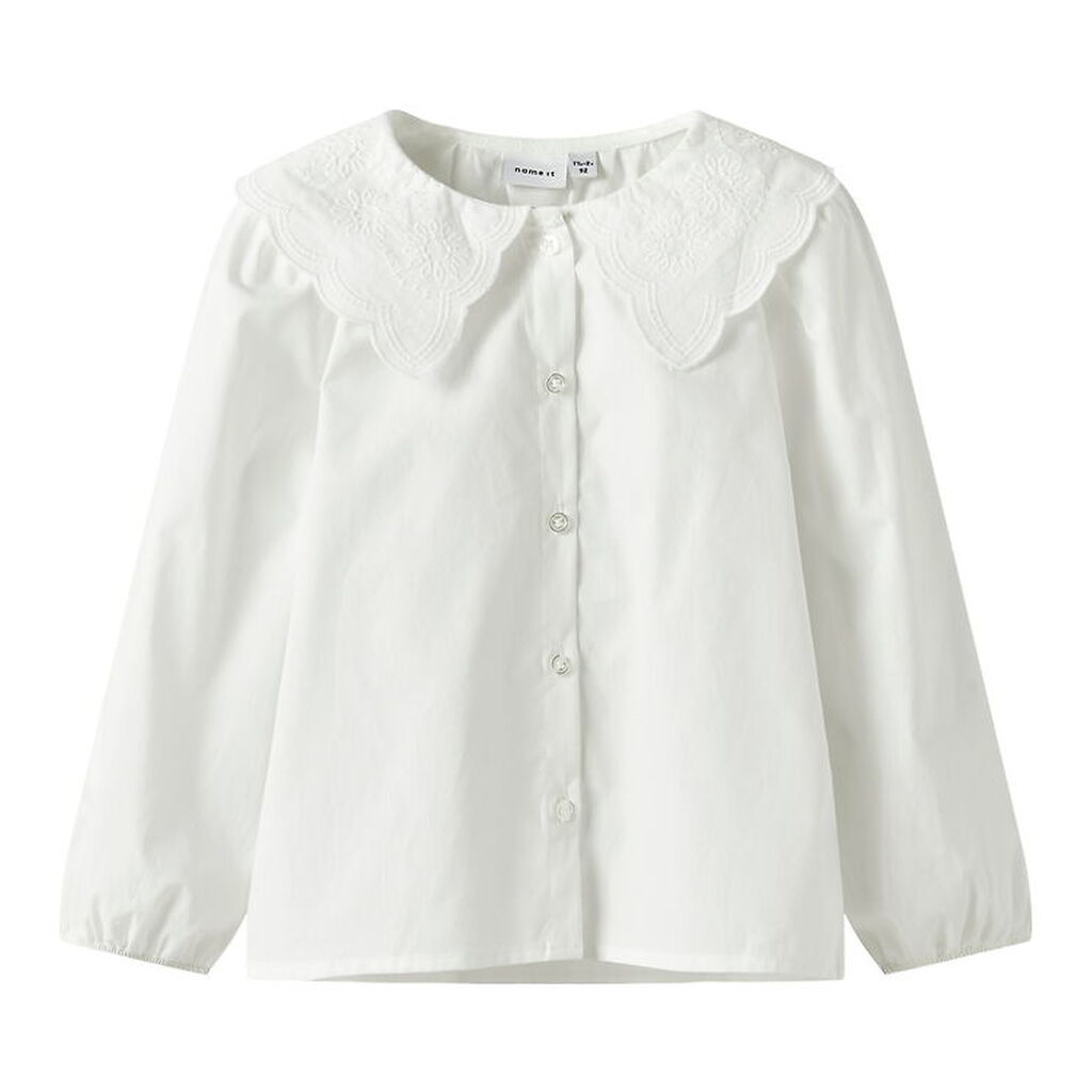 Name It Skjorte - NmfRollaring - Bright White