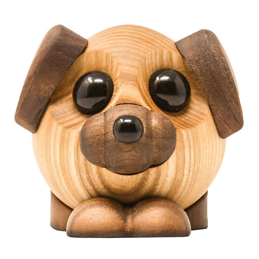 FableWood Pick-Me-Up Hund - Buddy - 8 cm - Natur