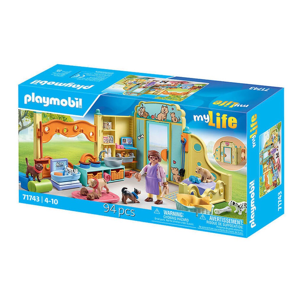 Playmobil MyLife - Hvalpeplejecenter - 71743 - 94 Dele