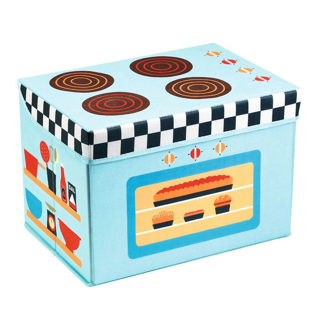 Djeco Opbevaringskasse - 35x25x25 cm - Komfur