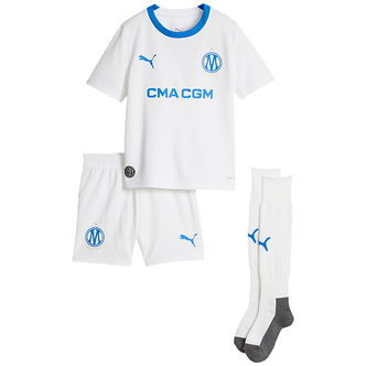Puma Fodboldsæt - Marseille Hjemmebane 26/27 - Puma White/Team