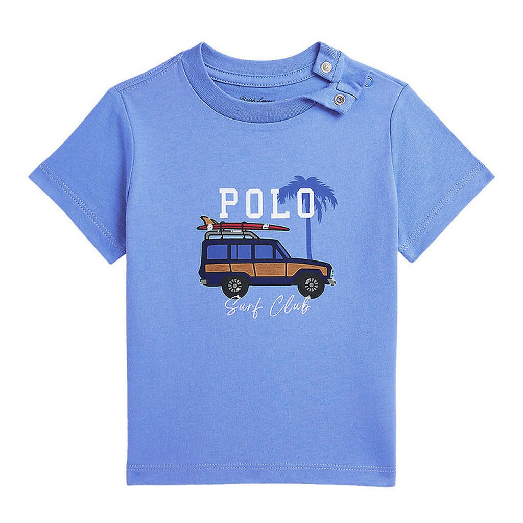 Polo Ralph Lauren T-shirt - Blå m. Print