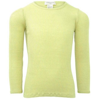 Minimalisma Bluse - Rib - Silke/Bomuld - Bergen - Lime