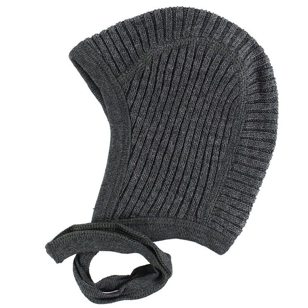 Joha Strik Babyhjelm - BabyUld - Koksgrå