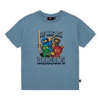 LEGOÂ® Wear Ninjago T-shirt - LwTaffy - Dusty Blue