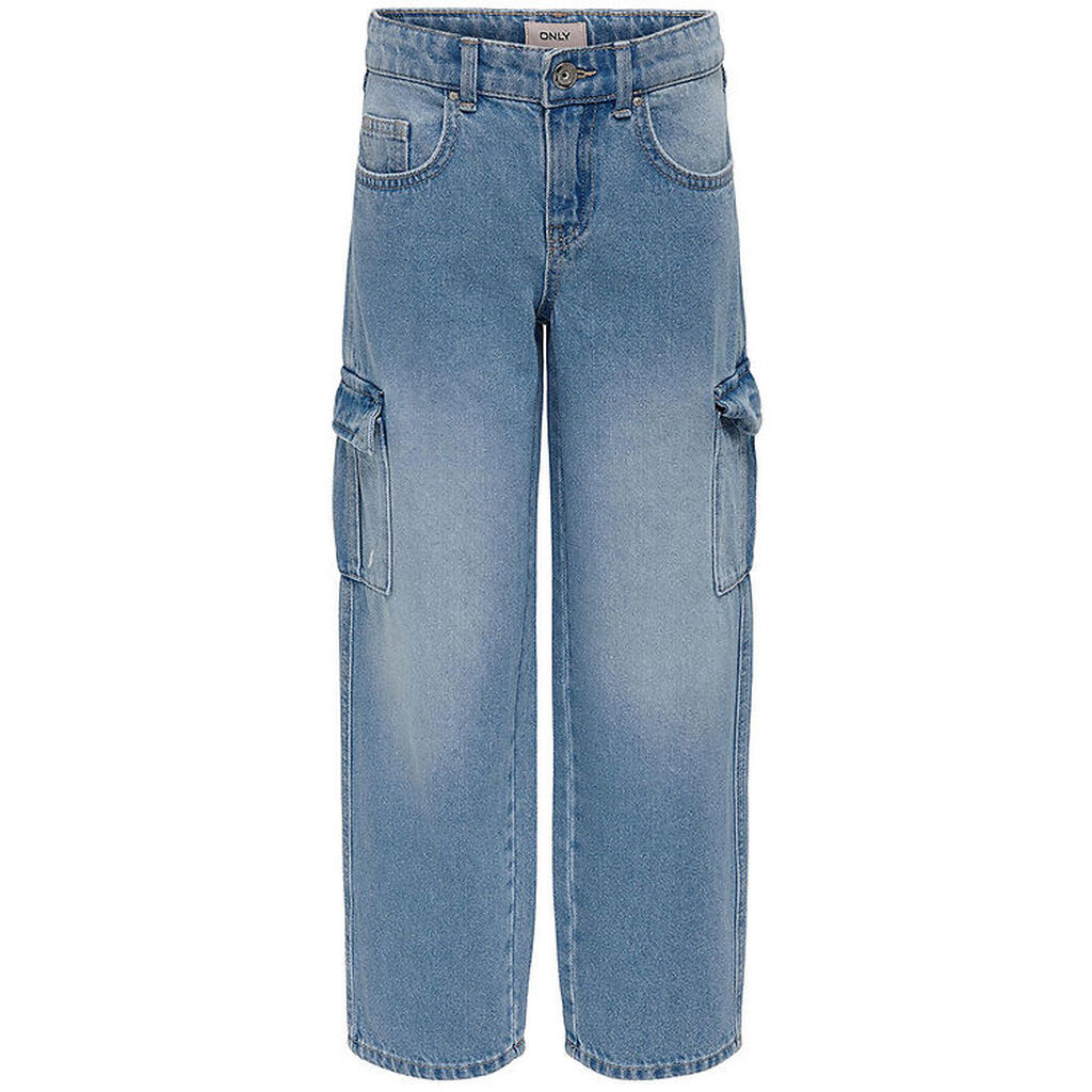 Kids Only Cargobukser - Noos - KogHarmony - Light Blue Denim