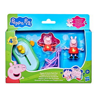 Gurli Gris Legetøjsfigurer - 4 stk. - Peppa & Evie's Park Fun