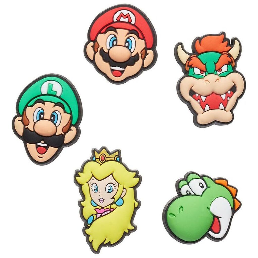 Crocs Vedhæng - Super Mario - 5-Pak