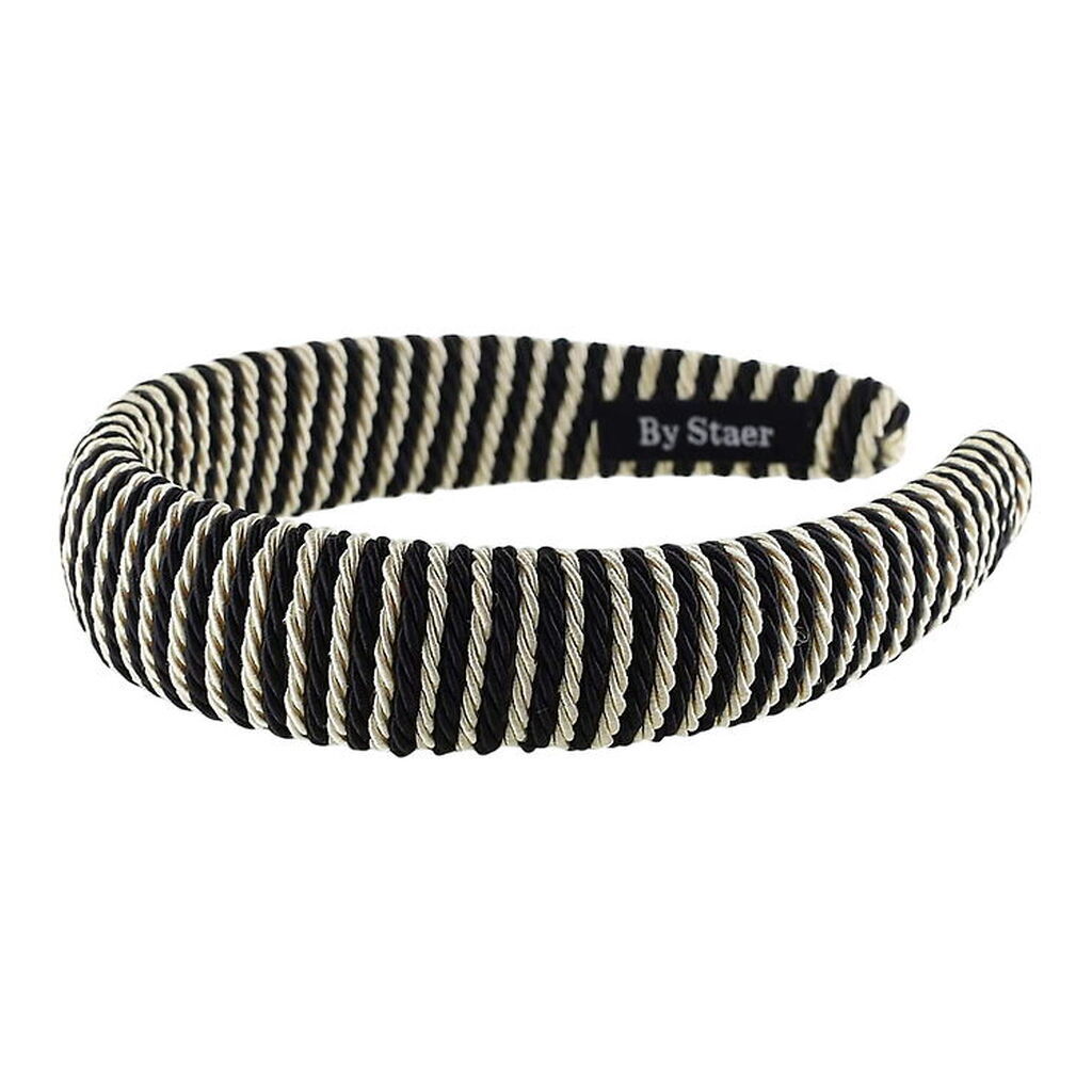 By Stær Hårbøjle - Melisse - Råhvid/Sort