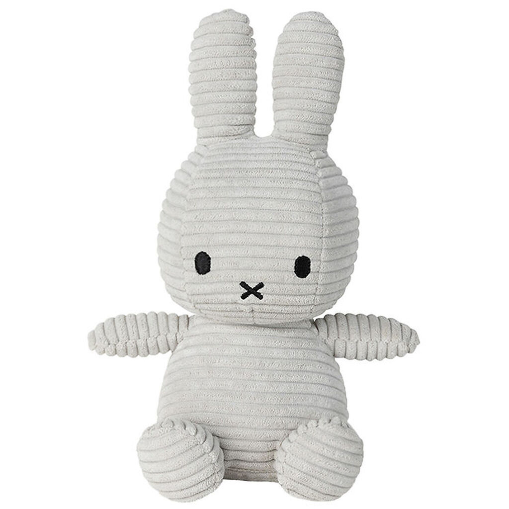 Bon Ton Toys Bamse - 23 cm - Miffy Corduroy - Soft Grey