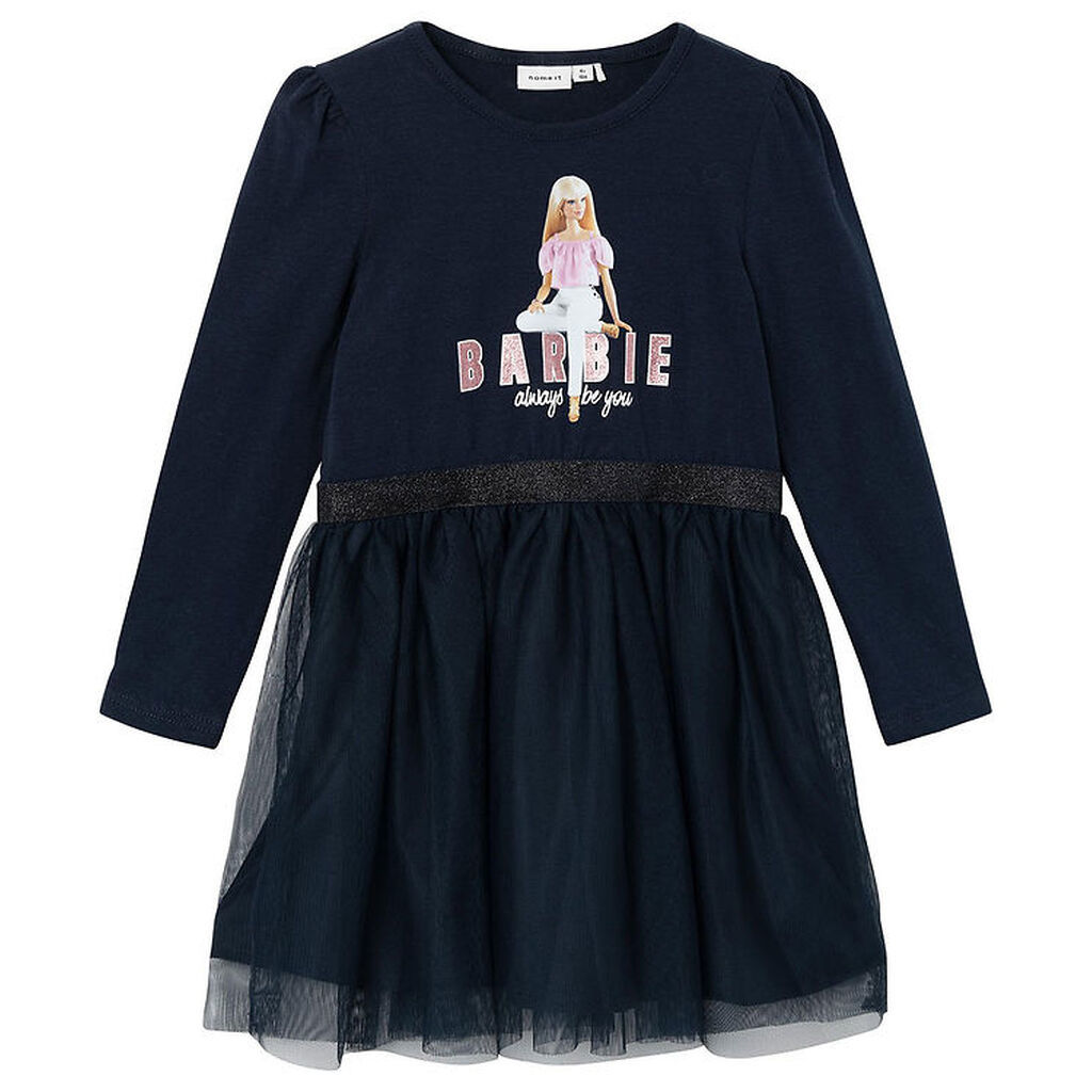 Name It Kjole - NmfJetinna Barbie - Dark Sapphire