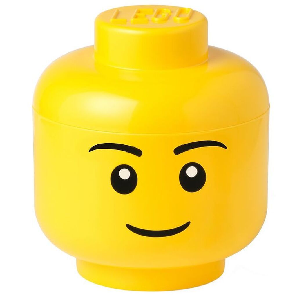 LEGOÂ® Storage Opbevaringsboks - Stor - Hoved - 27 cm - Dreng