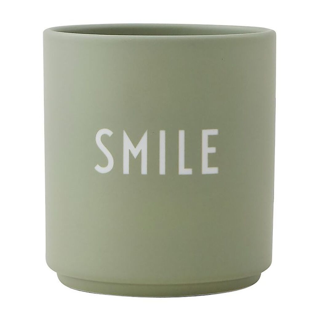 Design Letters Kop - Favourite - Porcelæn - Grøn Smile