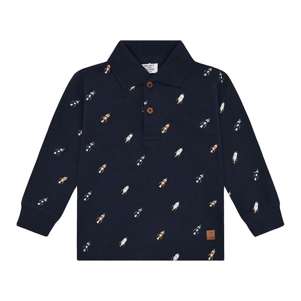 Hust and Claire Polobluse - HcStevie - More Navy m. Rumraketter