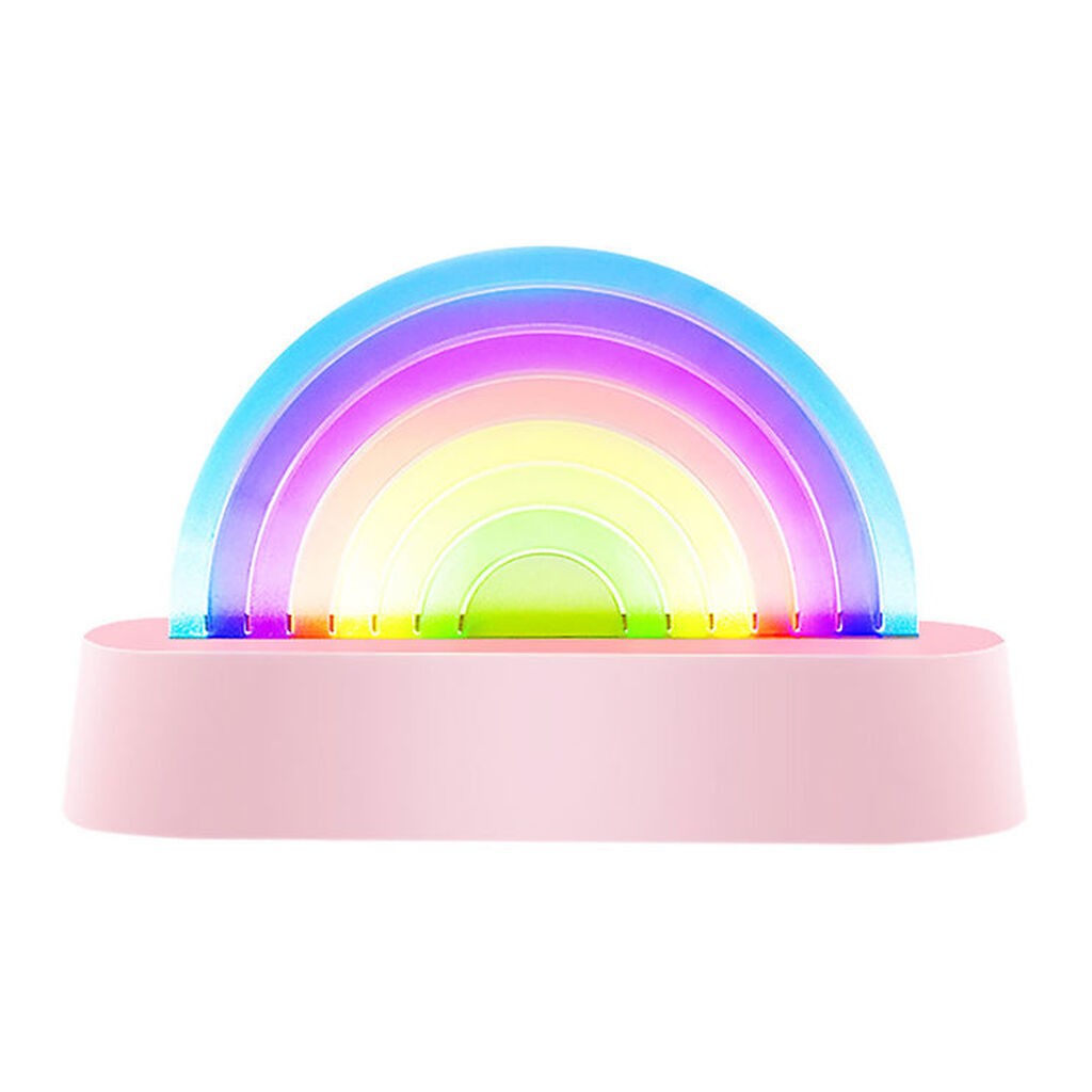 Lalarma Lampe - Dancing Rainbow - 18x11x4 cm - Rosa