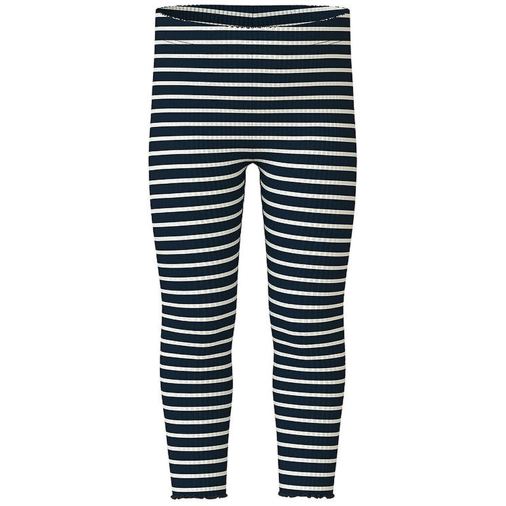 Name It Leggings - NmfVemma - Bright White/Dark Sapphire
