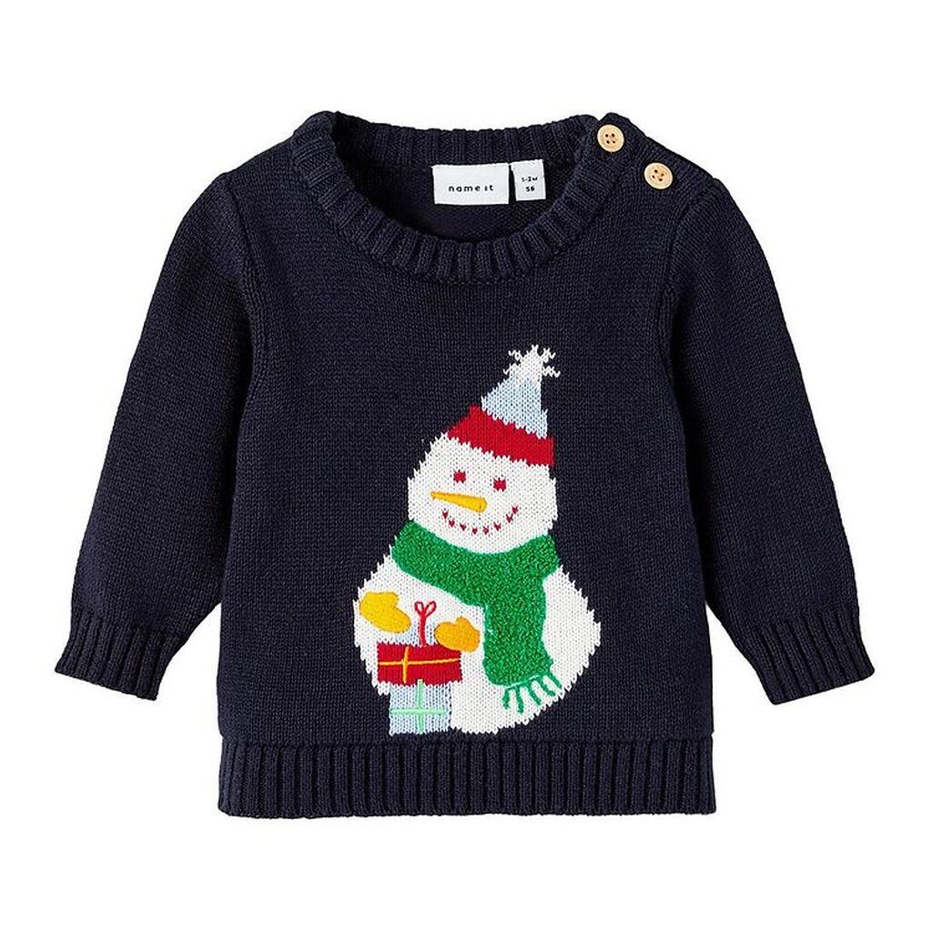 Name It Bluse - Strik - NbnRulle - Dark Sapphire