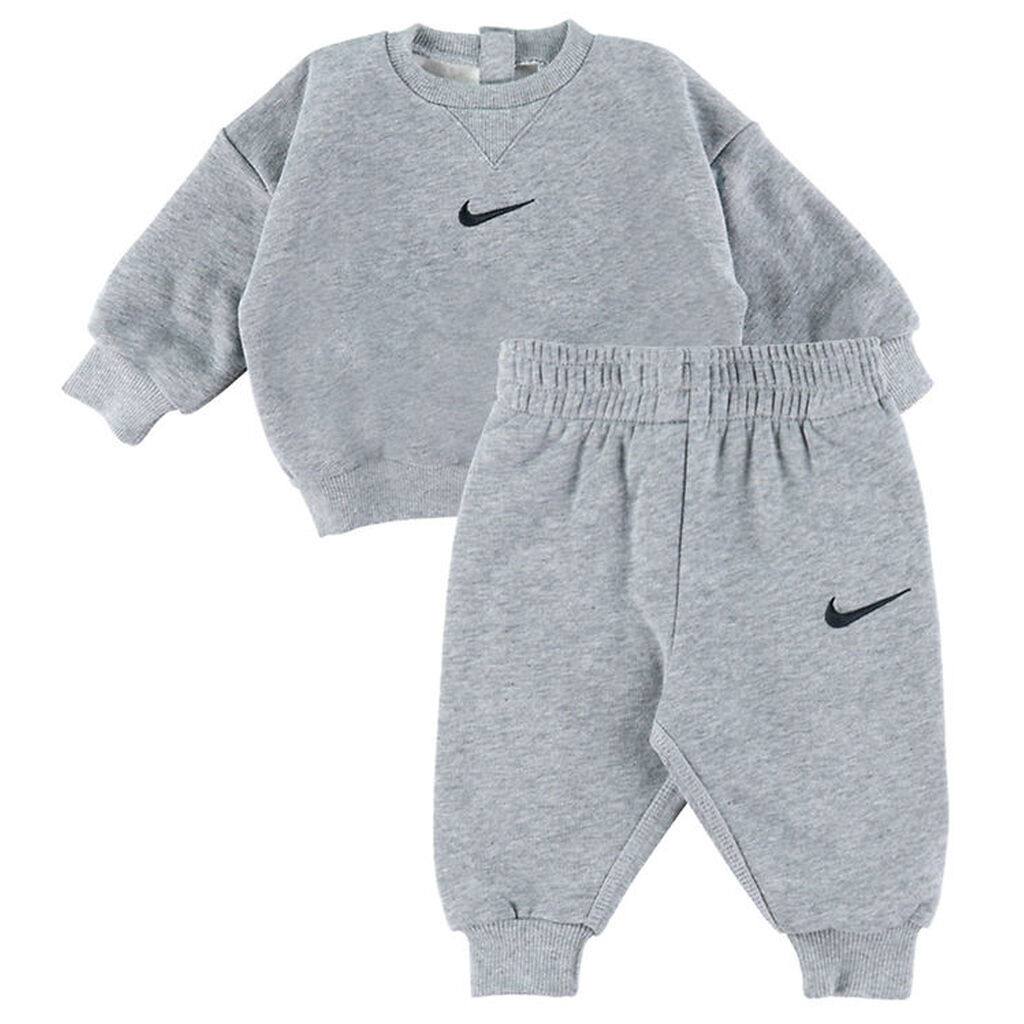 Nike Sweatsæt - Sweatshirt/Sweatpants - Grey Heather