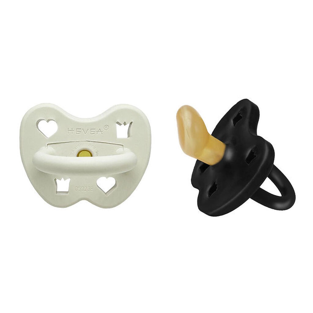 Hevea Sutter - 3-36 mdr - 2-pak - Naturgummi - Icy Fjord