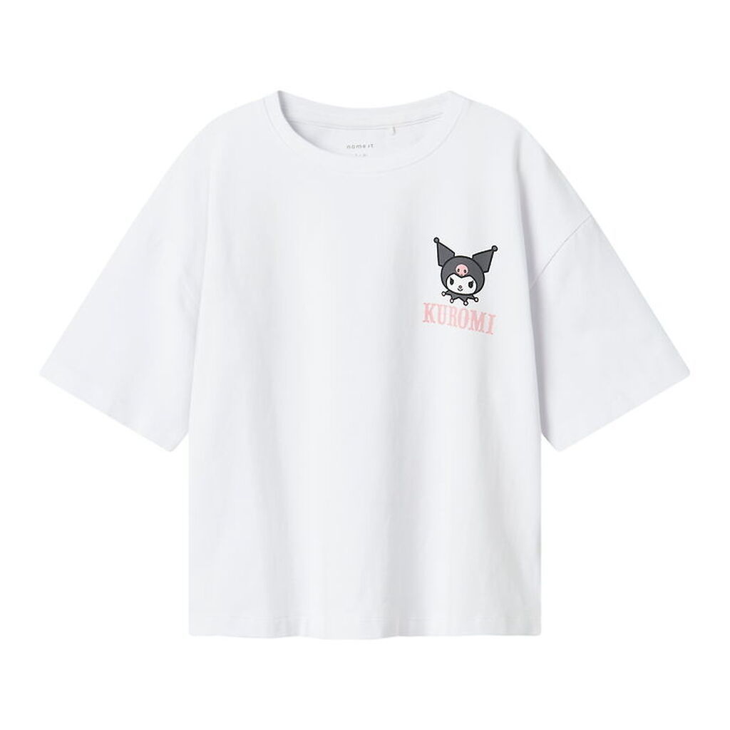 Name It T-shirt - NkfNuni - Kuromi - Bright White