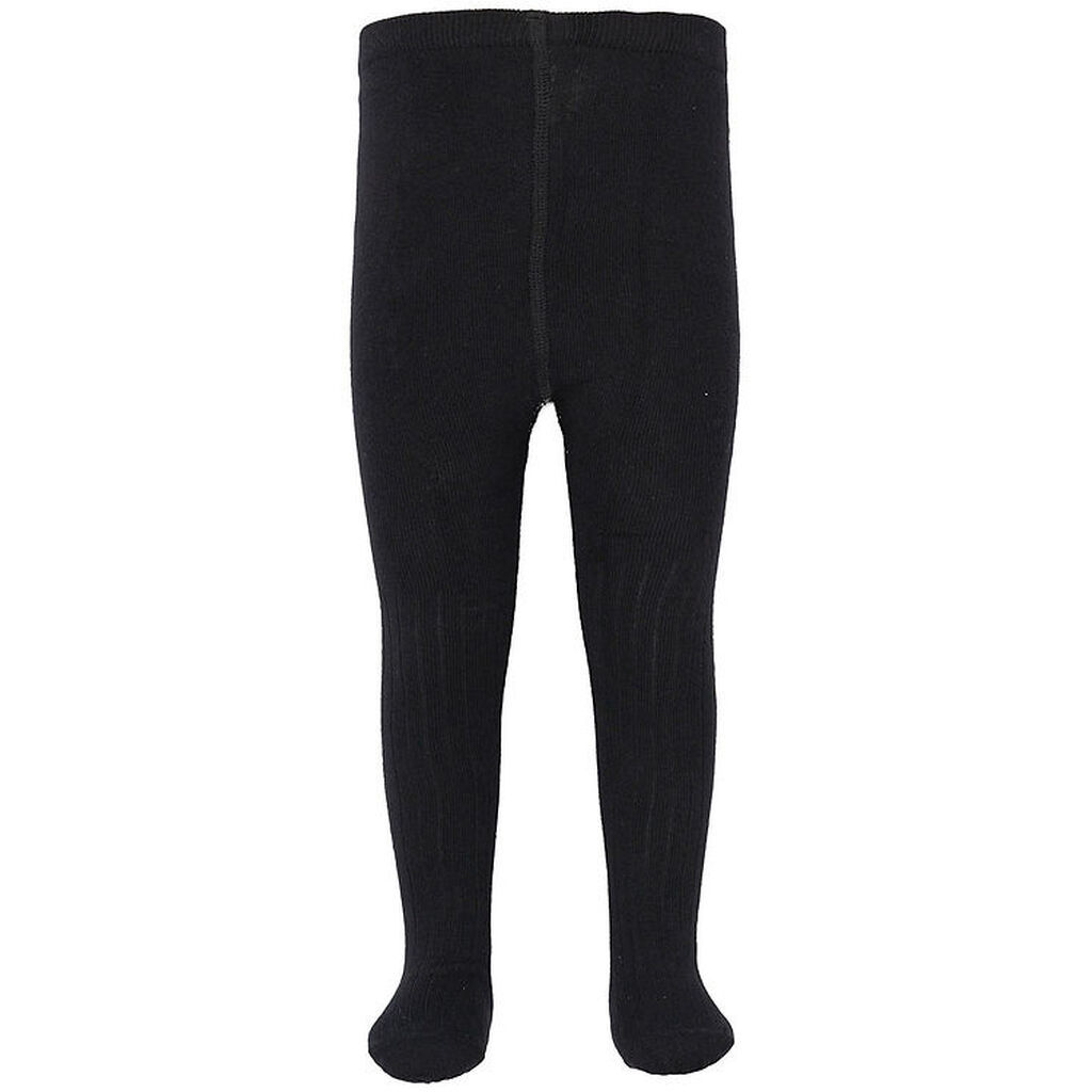 Minipop Strømpebukser - Bambus - Sort