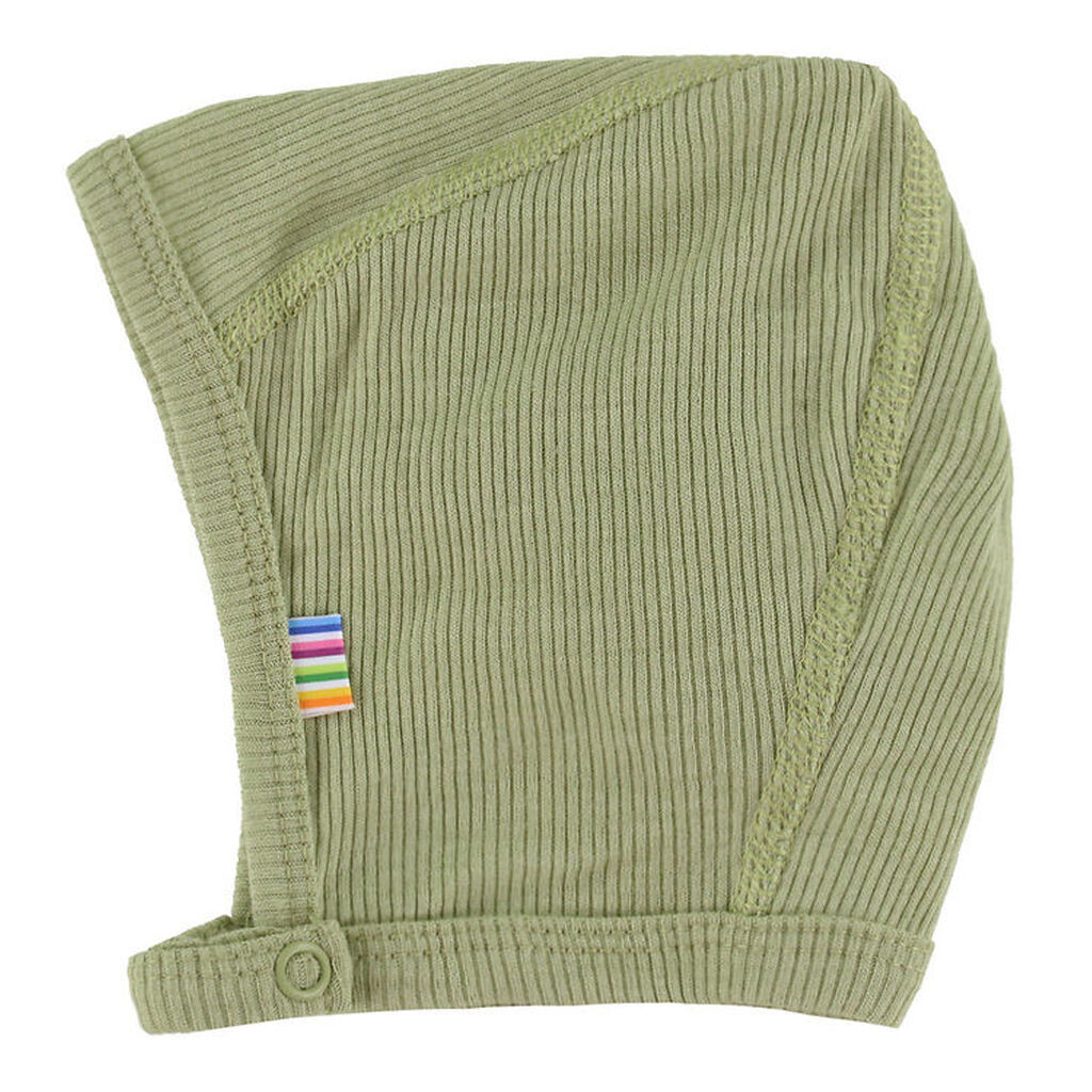 Joha Babyhjelm - Rib - Uld/Silke - Grøn