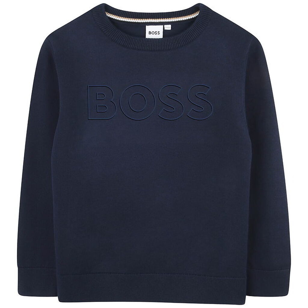 BOSS Bluse - Strik - Navy
