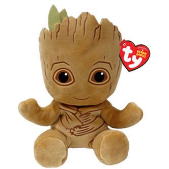 Ty Bamse - Beanie Babies - 20 cm - Marvel Groot