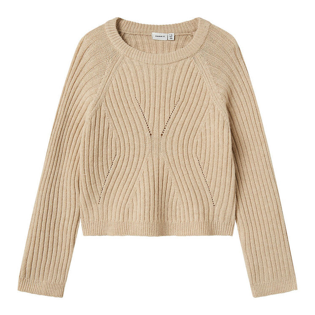 Name It Bluse - Strik - NkfRikine - Doeskin