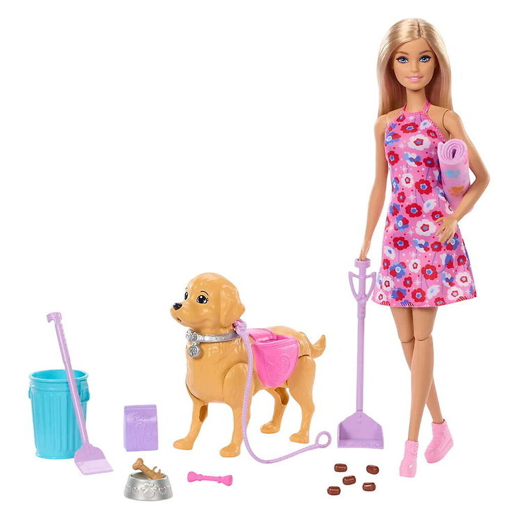 Barbie Dukke - Family & Friends - Walk & Potty Pup Malibu