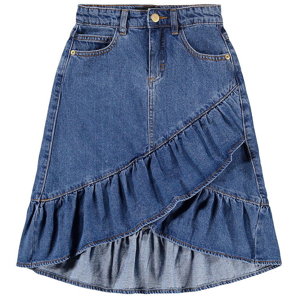 Molo Nederdel - Denim - Belinda - Mid Blue Denim
