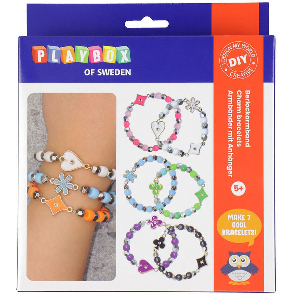 Playbox Kreasæt - Armbånd m. Vedhæng