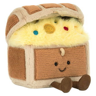 Jellycat Bamse - 19x17 cm - Amuseables Treasure Chest