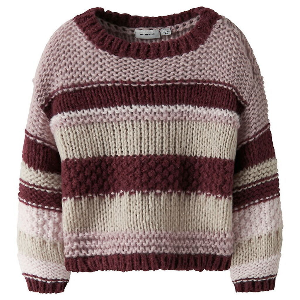 Name It Bluse - Strik - NmfOline - Burgundy