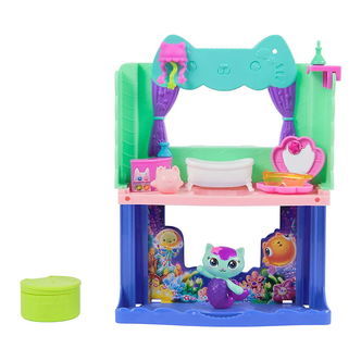 Gabby's Dollhouse Legetøj - Potal Rooms - MerCat's Spa-wesome Ba