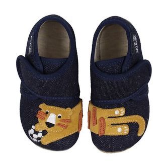 Living Kitzbühel Hjemmesko - Natblå m. Tiger