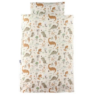 Nørgaard Madsens Sengetøj - Voksen - Beige m. Dino