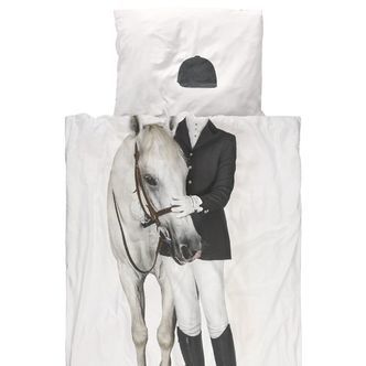 Snurk Sengetøj - Junior - Rytter m. Hest