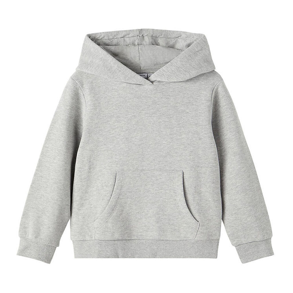 Name It Hættetrøje - Noos - NkfLena - Grey Melange