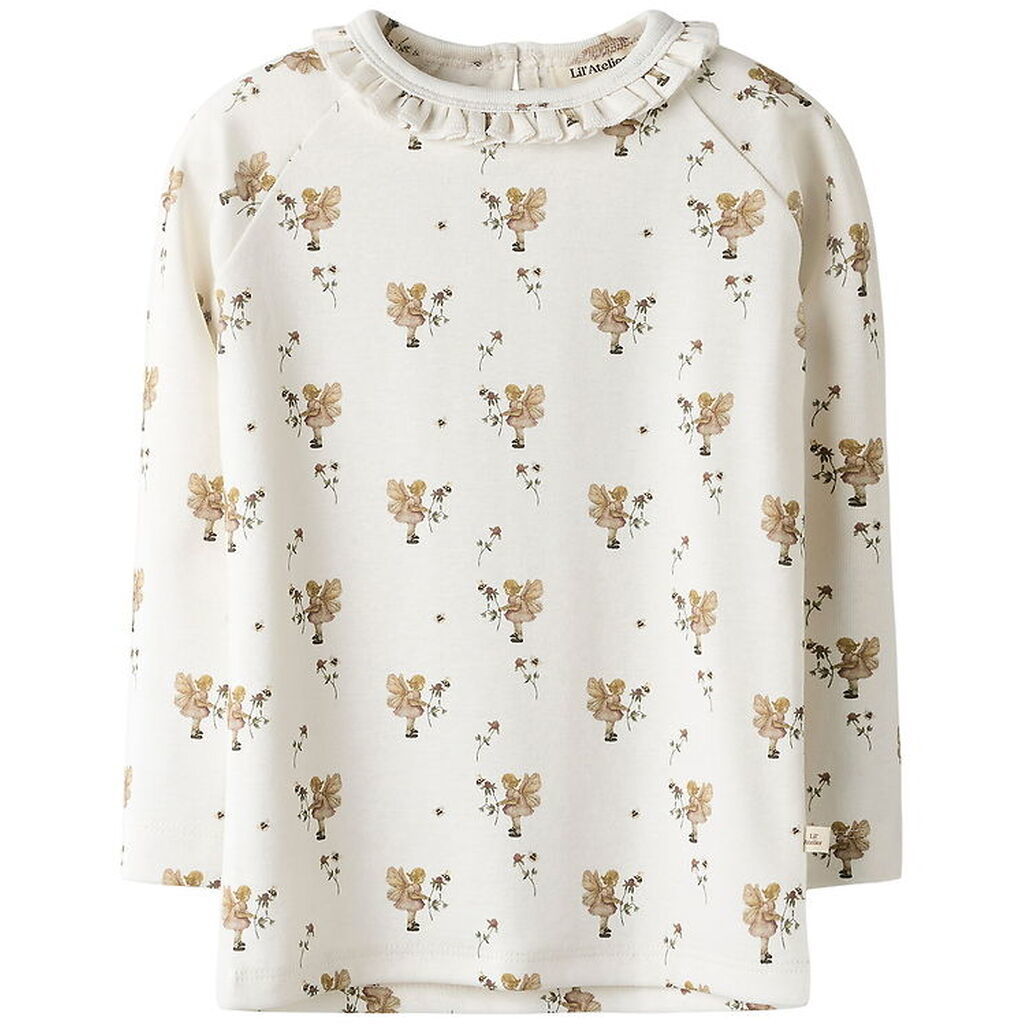 Lil' Atelier Bluse - NmfLayo - Coconut Milk