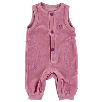 Katvig Sparkedragt - Velour - Rosa